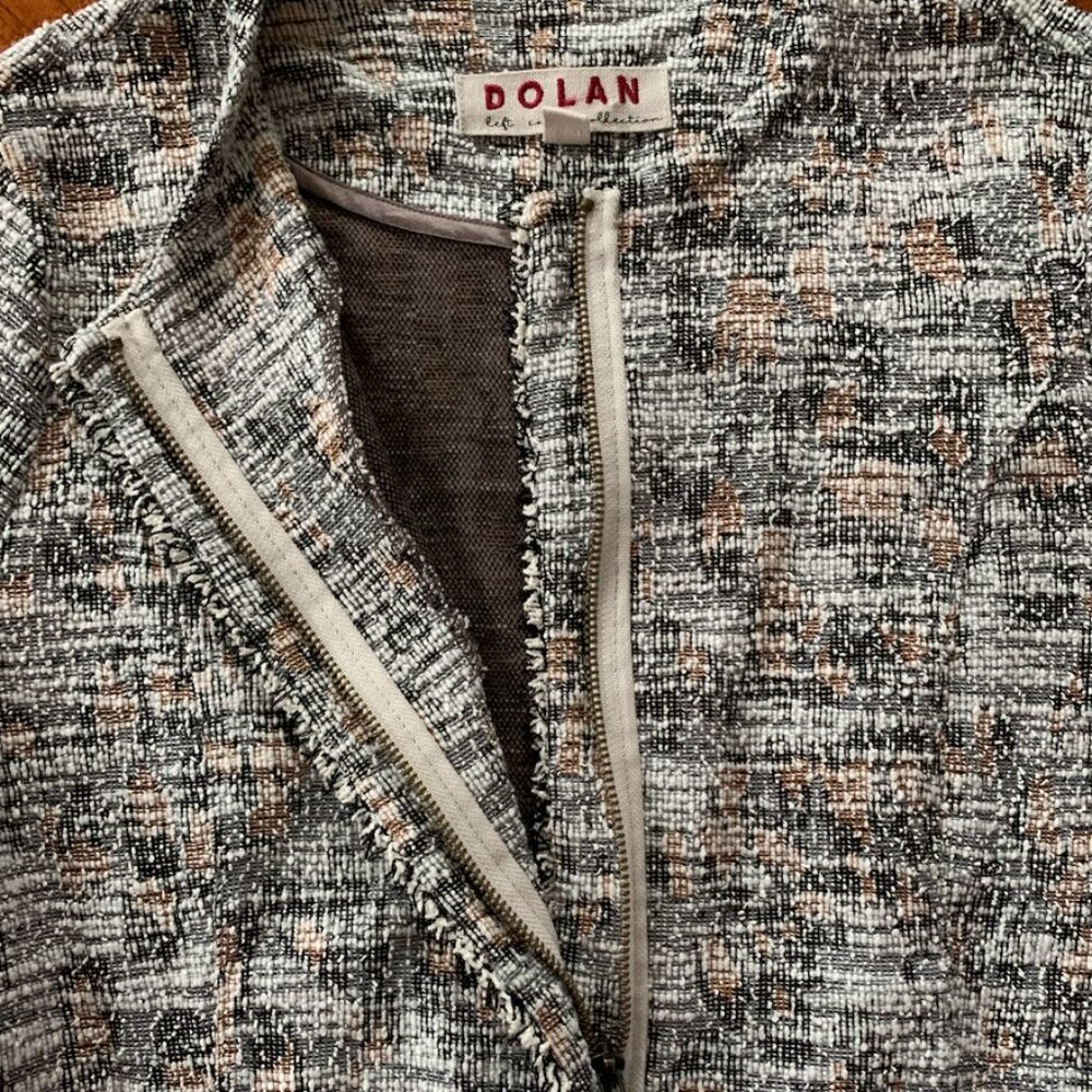 Anthropologie Dolan Left Coast Collection‎ Womens XS Tweed Jacket Fringe Office - Picture 5 of 9